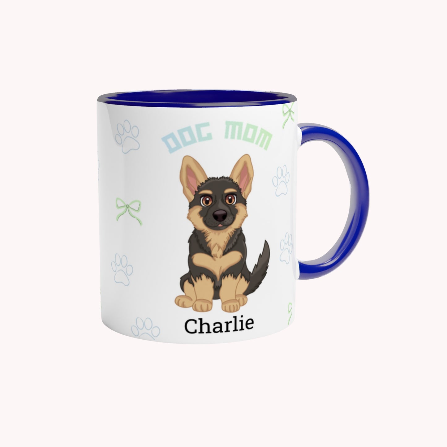 Dog Mom - Personalized Custom Mug