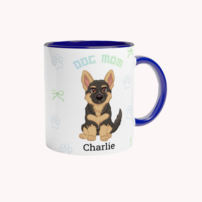 Dog Mom - Personalized Custom Mug