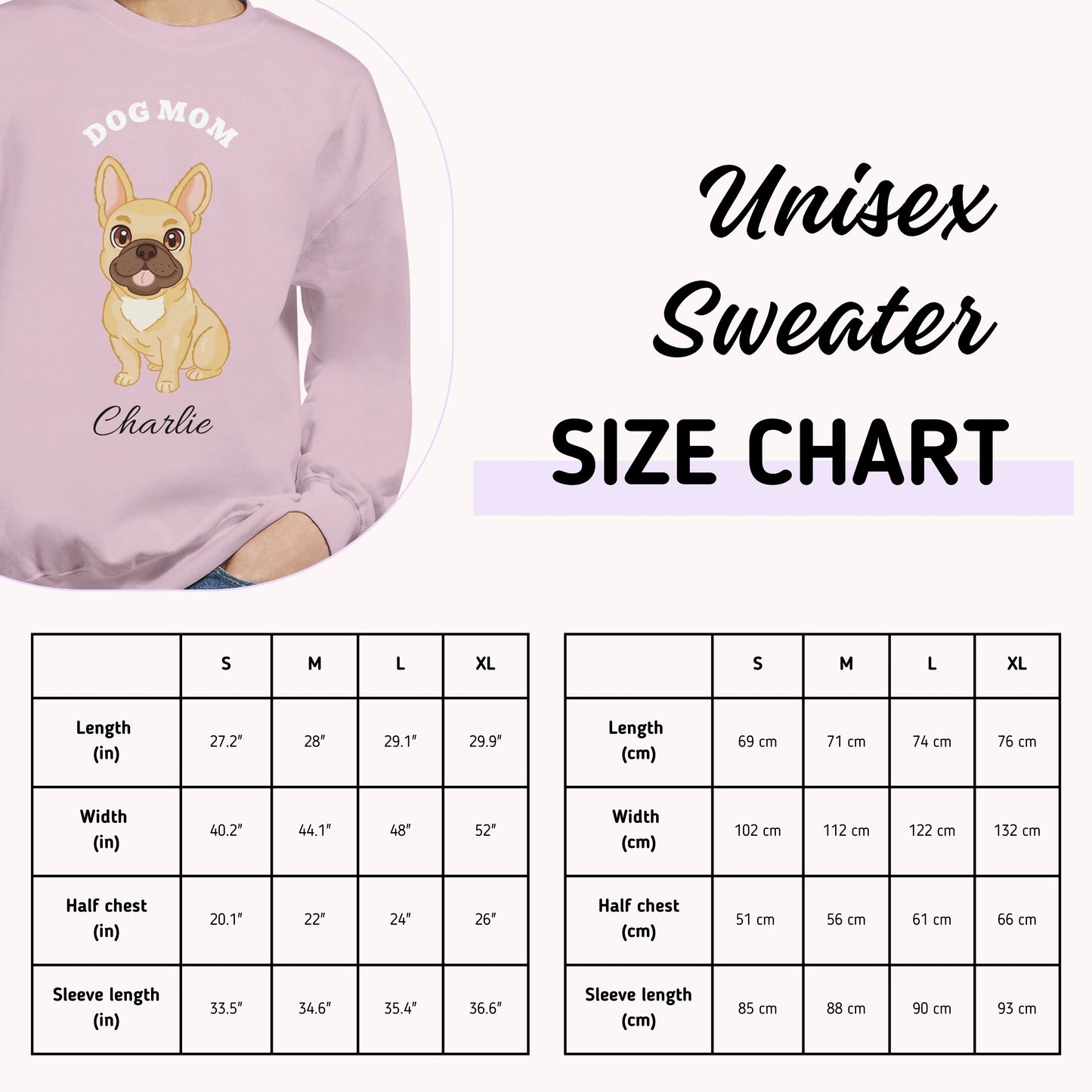 Dog Mom - Personalized Custom Sweatshirt