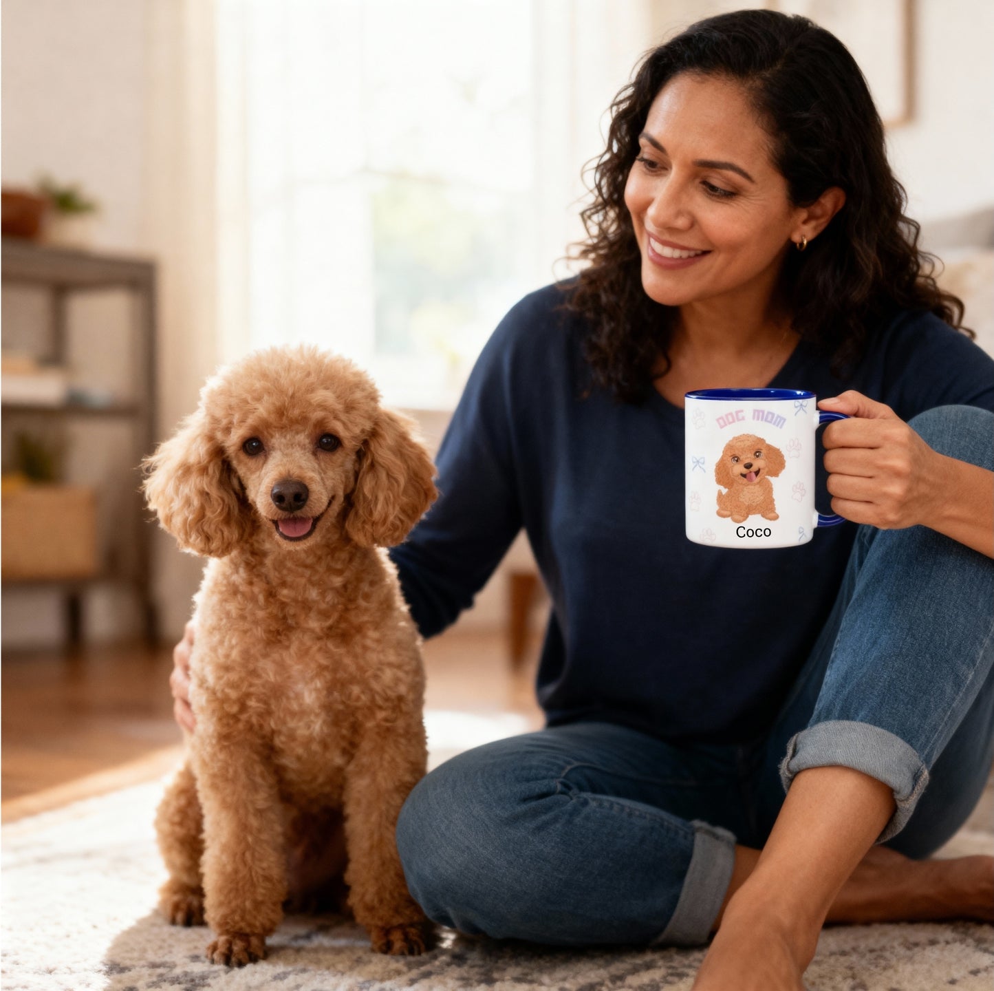 Dog Mom - Personalized Custom Mug