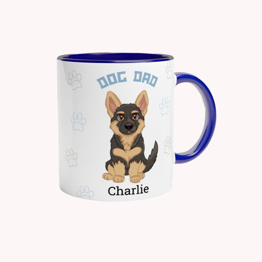 Dog Dad - Personalized Custom Mug