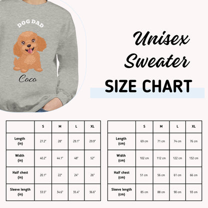 Dog Dad - Personalized Custom Sweatshirt