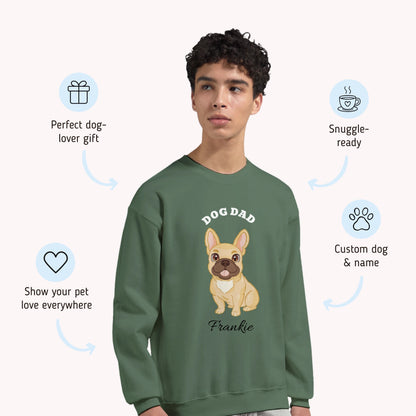 Dog Dad - Personalized Custom Sweatshirt