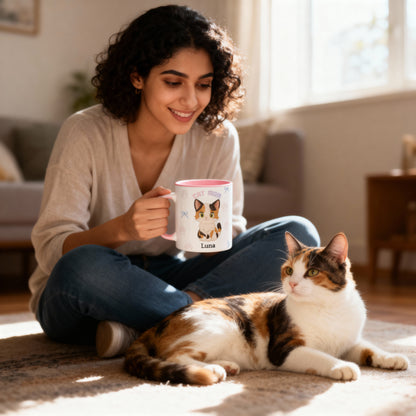 Cat Mom - Personalized Custom Mug