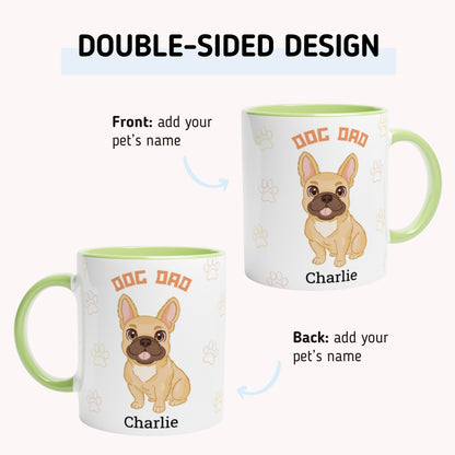 Dog Dad - Personalized Custom Mug