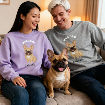 Dog Dad - Personalized Custom Sweatshirt