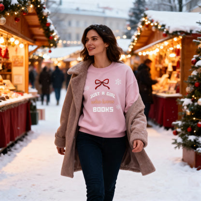 Custom Christmas Book-Lover Sweater