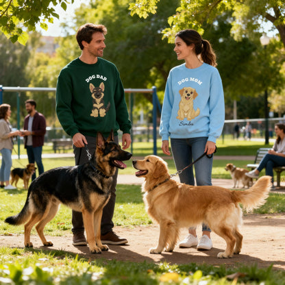 Dog Dad - Personalized Custom Sweatshirt